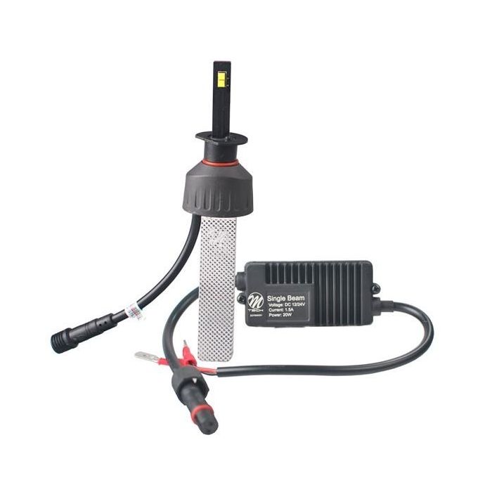M-Tech Kit Bombillas Led H1 MTECLSO1 Tecnología Osram 5700K 5200lm 1