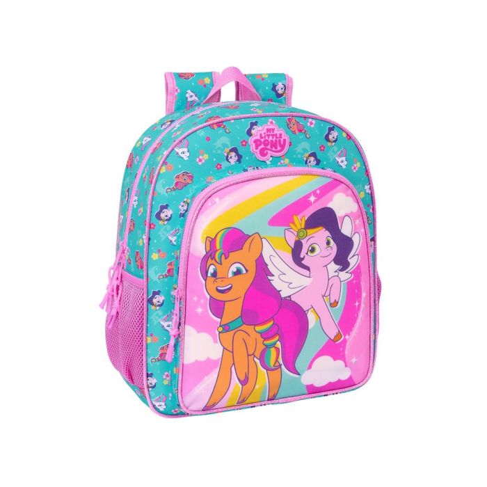 Mochila Safta Junior Adaptable A Carro My Little Pony Magic 380x320x120 mm