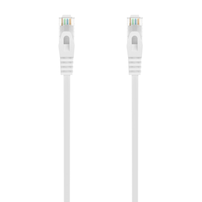 AISENS - CABLE DE RED LATIGUILLO RJ45 LSZH CAT.6A 500 MHZ UTP AWG24, BLANCO, 30CM