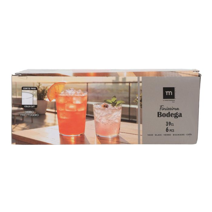 La Mediterranea - Vaso Bodega 'Finissima Bodega', 39 Cl (390 ml), Vidrio (24 Unidades) 1