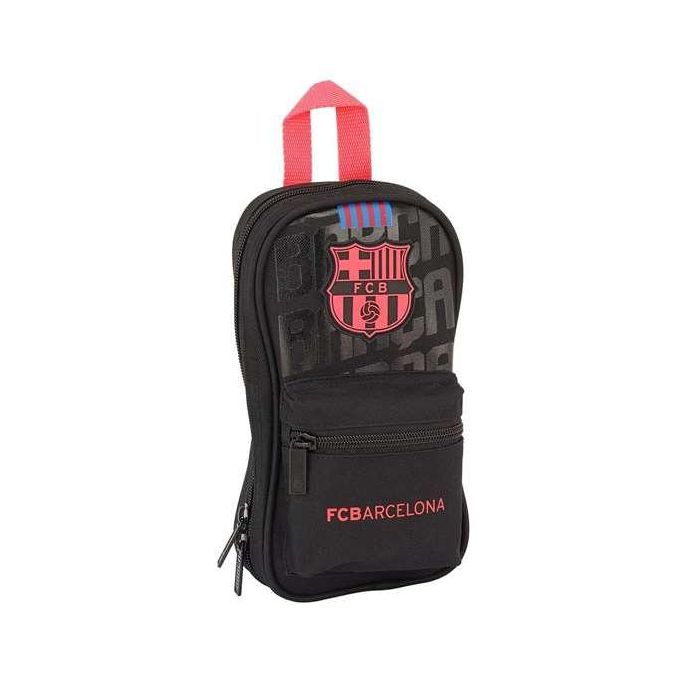 Plumier Mochila F.C. Barcelona Negro 12 x 23 x 5 cm