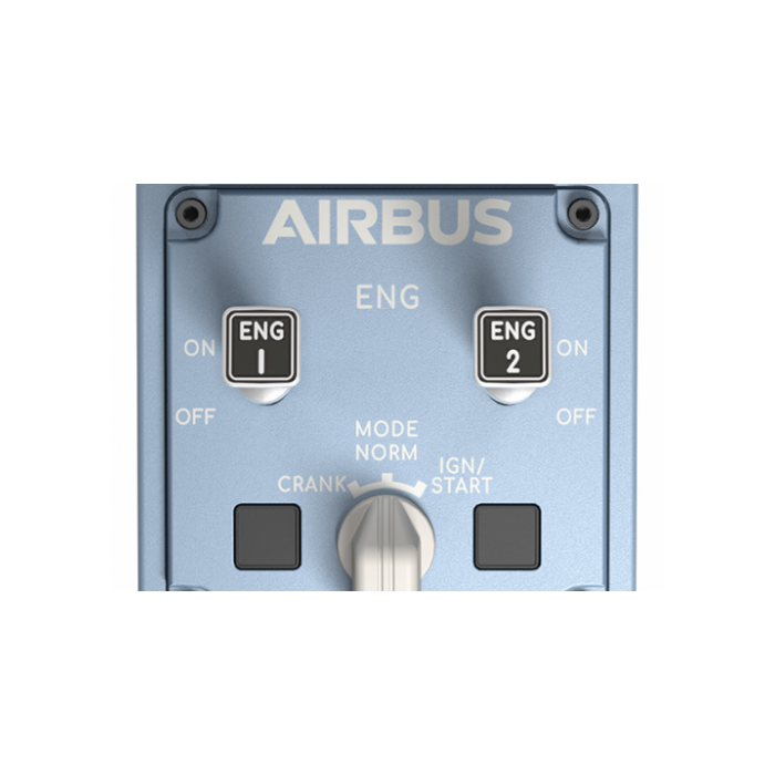 Thrustmaster 2960840 TCA Quadrant Airbus Edition Simulador de Vuelo PC Negro Azul 2