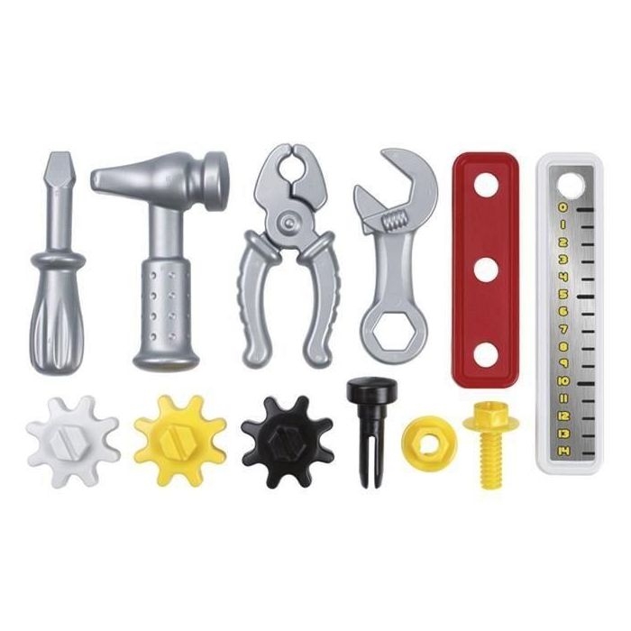 Ecoiffier Petit Etabli Banco de Trabajo Mecánico con Herramientas, Clavos y Engranajes para Niños +18 meses, Fabricación Francesa 2 Ecoiffier Petit Etabli Banco de Trabajo Mecánico con Herramientas, Clavos y Engranajes para Niños +18 meses, Fabricación Francesa 2