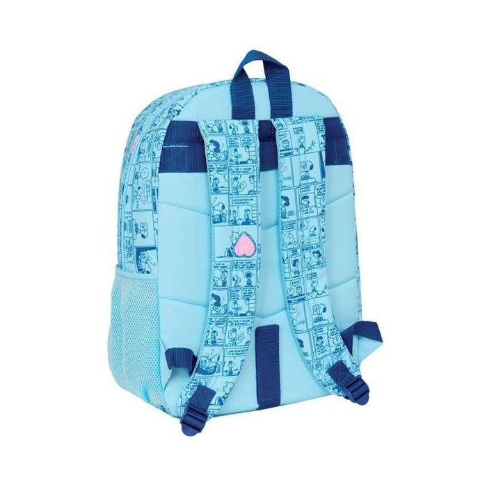 Mochila Escolar Snoopy Love Azul 30 x 46 x 14 cm 1