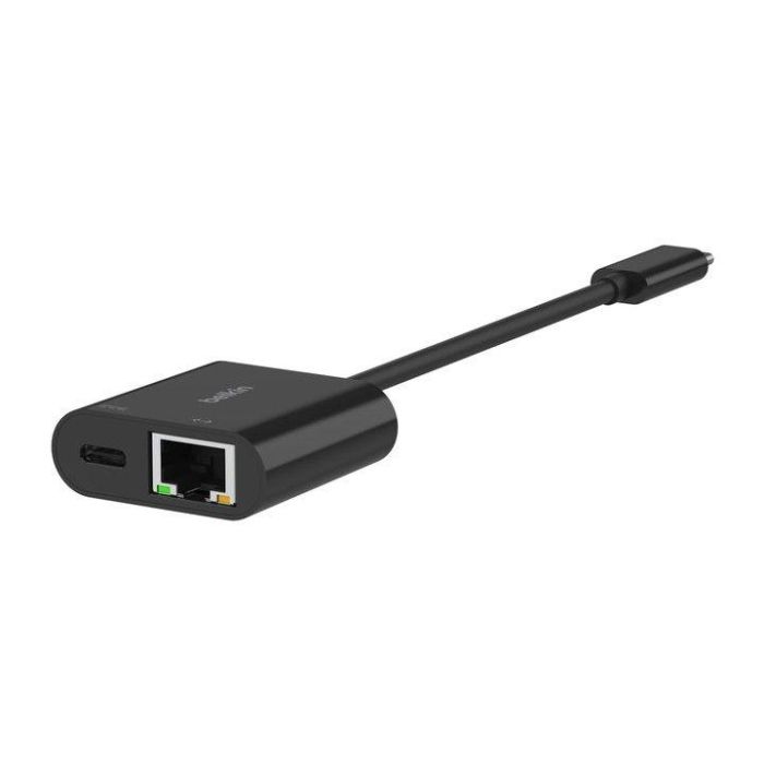 Belkin INC019BTBK Adaptador USB-C a Ethernet + Carga 100W Negro 3