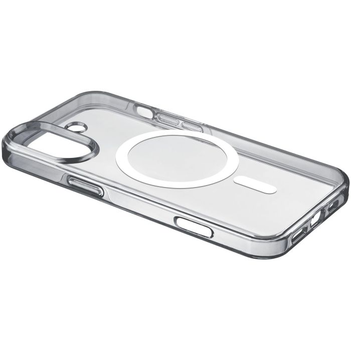 Cellularline MAG Funda Gloss Transparente para Apple iPhone 16 Compatible con MagSafe Protección Caídas MIL-STD-810G Reciclado