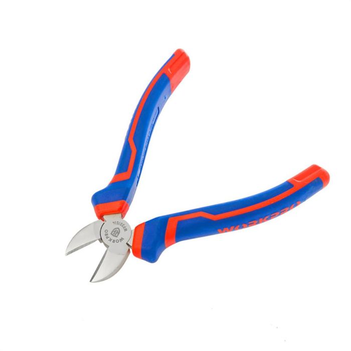 Workpro Juego de 3 Alicates 160 mm Bimaterial Acero Cromo Vanadio Antideslizante Mango Cómodo Corte Diagonal Punta Universal 4