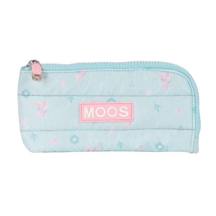 Estuche Escolar Moos Garden 23 x 11 x 1 cm Turquesa