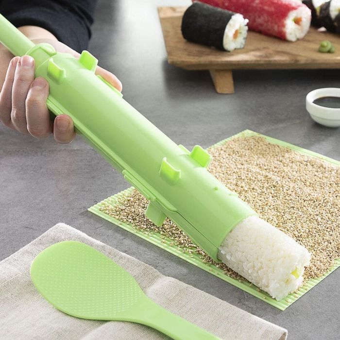 Set de Sushi con Recetas Suzooka InnovaGoods 3 Piezas 8 Set de Sushi con Recetas Suzooka InnovaGoods 3 Piezas 8