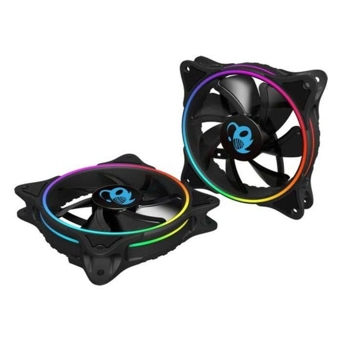 Ventilador de Caja CoolBox DEEP Iris Ø 12 cm 1100 rpm RGB Ø 12 cm 6