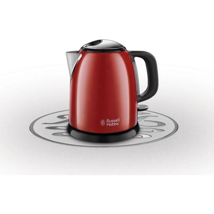 Russell Hobbs Hervidor Mini Colours Plus+ Rojo 1L, Ahorro Energético, Ref. 24992-70 5 Russell Hobbs Hervidor Mini Colours Plus+ Rojo 1L, Ahorro Energético, Ref. 24992-70 5