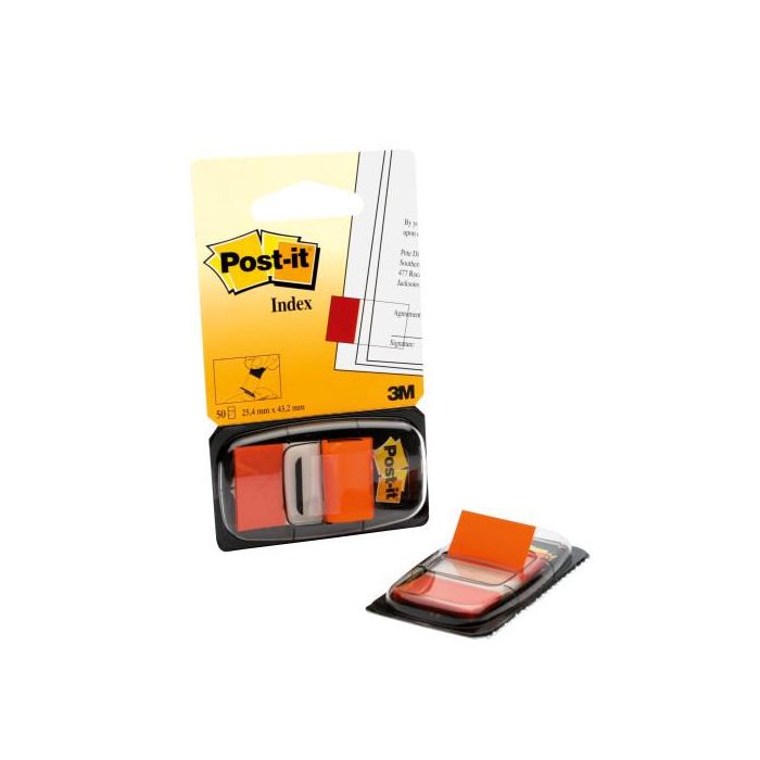 Banderitas Separadoras 680-4 Naranja Dispensador De 50 Unidades 0 Banderitas Separadoras 680-4 Naranja Dispensador De 50 Unidades 0