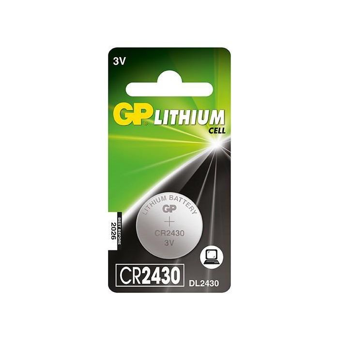 GP Lithium Cell Battery CR2430 1-pack GP Lithium Cell Battery CR2430 1-pack