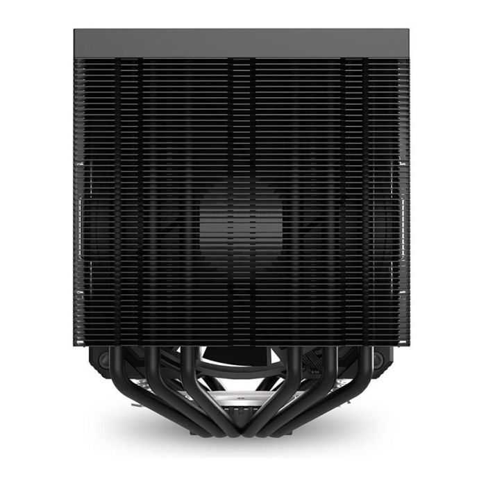 Sharkoon A60 Refrigerador de aire para CPU, Doble Torre, 6 Tubos de Calor, 2x12 cm PWM, 260W TDP, LGA1851, Negro 10