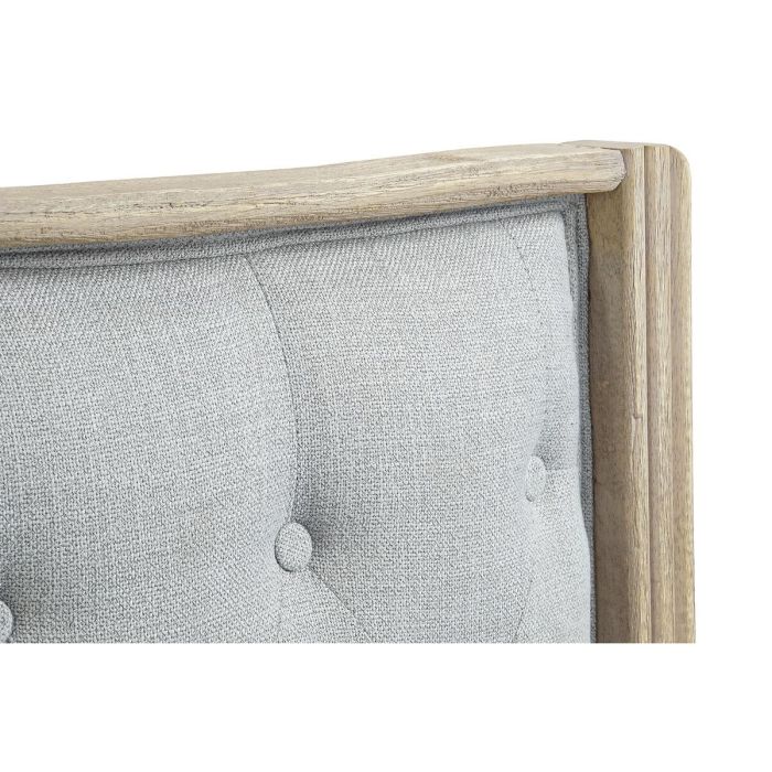 Cabecero de Cama DKD Home Decor Gris oscuro Madera de caucho 160 x 10 x 120 cm 1