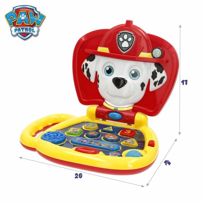 Ordenador de juguete The Paw Patrol Inglés 20 x 17 x 14 cm Multicolor (4 Unidades) 3
