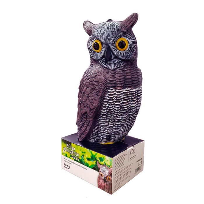 Ahuyentador EDM 06078 Polipropileno Ø 19 x 40 cm Pájaros Búho 3 Ahuyentador EDM 06078 Polipropileno Ø 19 x 40 cm Pájaros Búho 3