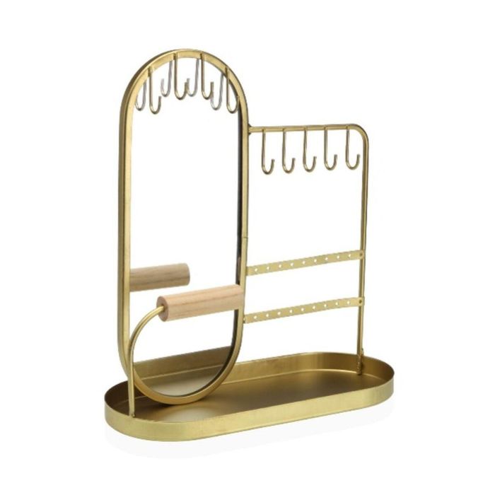 Joyero de Pie Versa Dorado Metal 10 x 26 x 22,5 cm 1 Joyero de Pie Versa Dorado Metal 10 x 26 x 22,5 cm 1