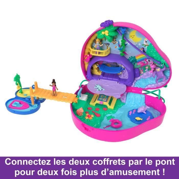 Cofre Familia Perezosos 2 En 1 Polly Pocket Hrd40 Mattel 3 Cofre Familia Perezosos 2 En 1 Polly Pocket Hrd40 Mattel 3