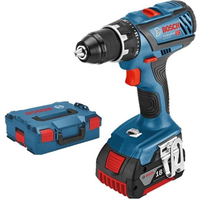 Destornillador de taladro BOSCH PROFESSIONAL GSR 18V-28 + L-BOXX 2