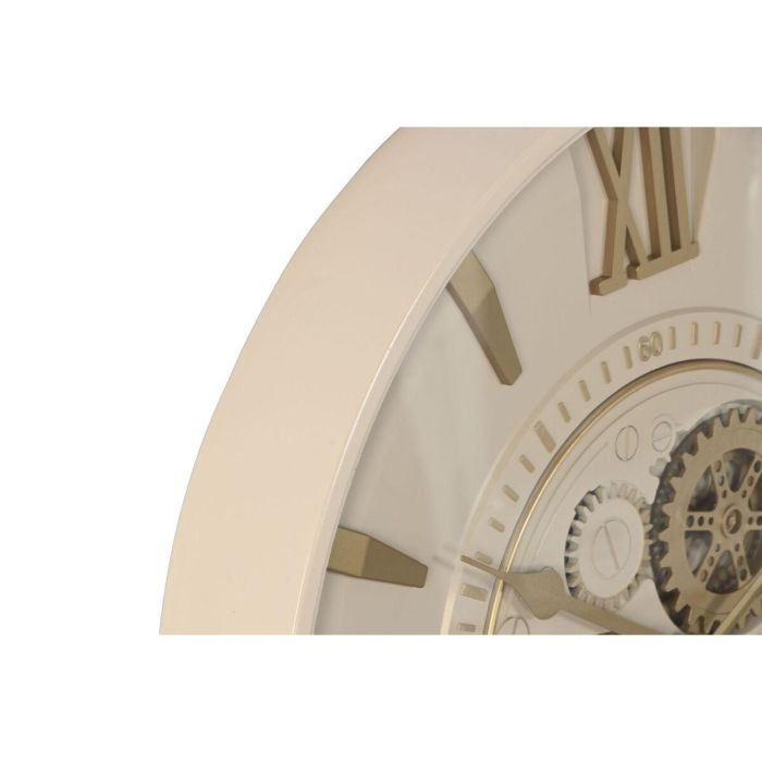 Reloj Pared Glam DKD Home Decor Beige Dorado 8 x 60 x 60 cm Reloj Pared Glam DKD Home Decor Beige Dorado 8 x 60 x 60 cm