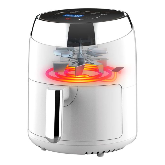 Fagor Freidora de aire Naturfry FGE501D 1400W 3.5L, pantalla LED táctil, 10 programas, protección sobrecalentamiento, 25.5x32x30.5cm 3 Fagor Freidora de aire Naturfry FGE501D 1400W 3.5L, pantalla LED táctil, 10 programas, protección sobrecalentamiento, 25.5x32x30.5cm 3
