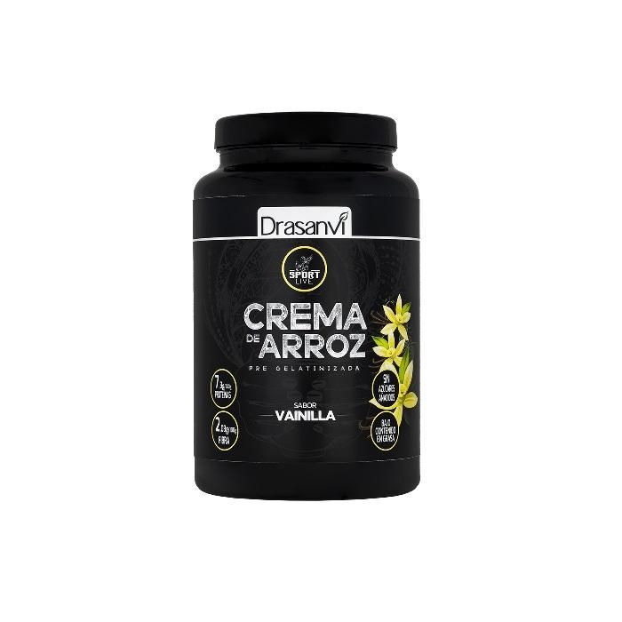 Sport Live Crema de Arroz Sabor Vainilla 1 Kg. Disolución Instantánea, Sin Azúcares Añadidos, para Deportistas y Veganos