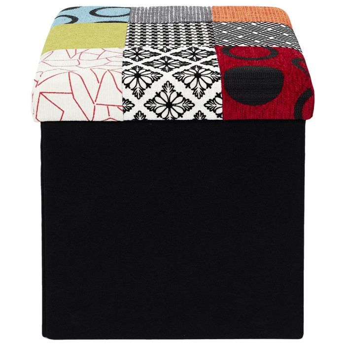 Home Deco Factory Caja-Puf Plegable Patchwork Colección Essentiel 38x38x38 cm Almacenamiento Banco Resistente 2 Home Deco Factory Caja-Puf Plegable Patchwork Colección Essentiel 38x38x38 cm Almacenamiento Banco Resistente 2