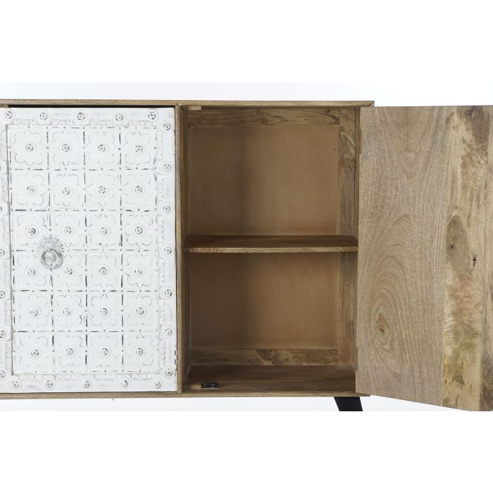 Buffet Indio DKD Home Decor Blanco Natural 45 x 100 x 165 cm 3