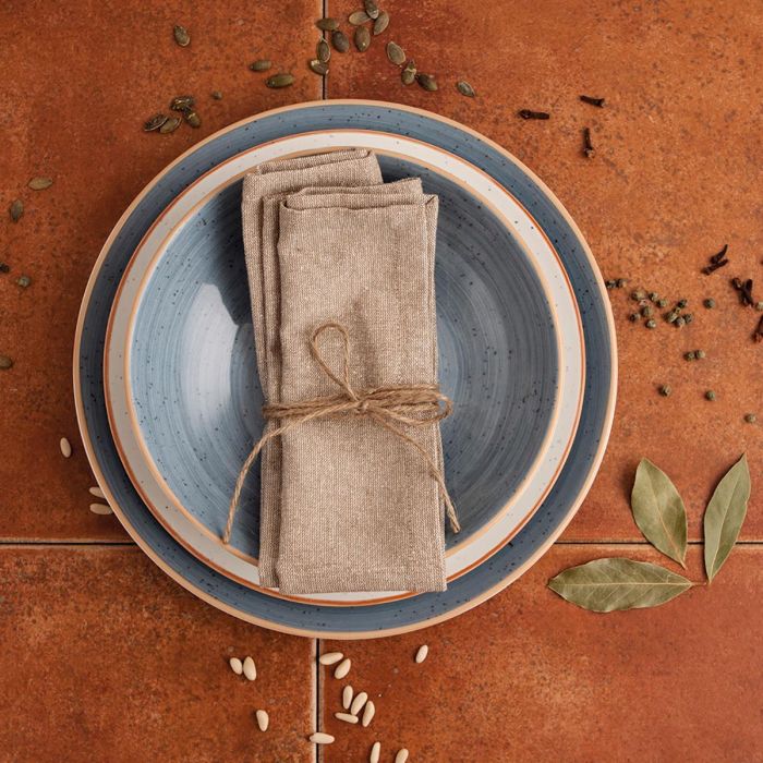 Ariane Plato Llano Porcelana Terra 31 cm Azul - Set de 6 Unidades Reforzado Profesional, Apto Lavavajillas, Horno y Microondas 3 Ariane Plato Llano Porcelana Terra 31 cm Azul - Set de 6 Unidades Reforzado Profesional, Apto Lavavajillas, Horno y Microondas 3