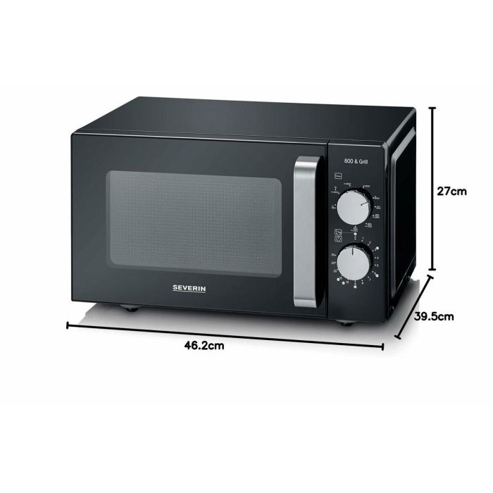 Microondas Severin 7762 20L Negro 1000 W 20 L 1 Microondas Severin 7762 20L Negro 1000 W 20 L 1