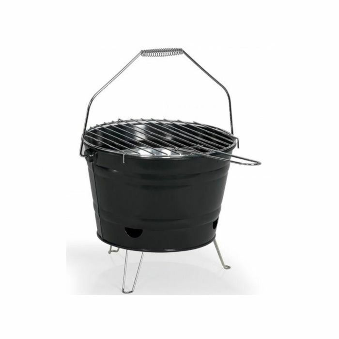 Livoo DOC327N Barbacoa de Carbón Portátil, Fabricada en Acero Inoxidable, con Superficie de Cocción Ø27 cm y 24 cm de Altura Livoo DOC327N Barbacoa de Carbón Portátil, Fabricada en Acero Inoxidable, con Superficie de Cocción Ø27 cm y 24 cm de Altura