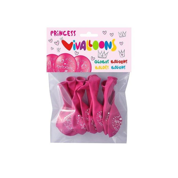Globo Vivalloons Princesas Bolsa De 8