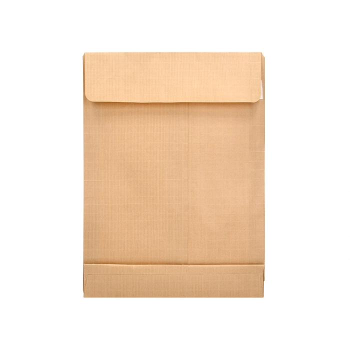 Liderpapel Bolsa Fuelle Kraft Armado 280x365x50mm Solapa Tira Silicona 155gr Caja 50 Unidades 5