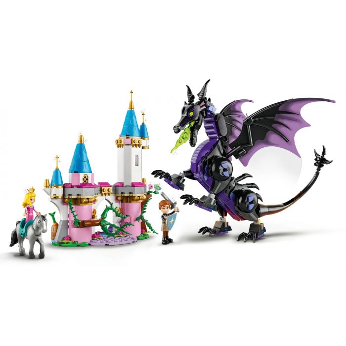 Lego 43240 Princesas Disney Maléfica como dragón, juguete para fans de dibujos animados 4