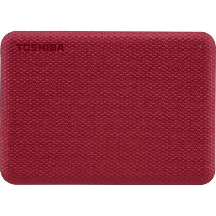 Disco Duro Externo Toshiba CANVIO ADVANCE Rojo 1 TB USB 3.2 Gen 1 2