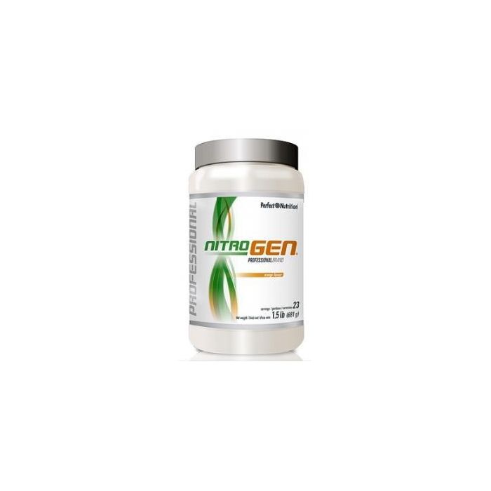 GEN PROFESSIONAL Nitrogen Proteína de Suero de Leche Sabor Naranja 681g para Recuperación Muscular