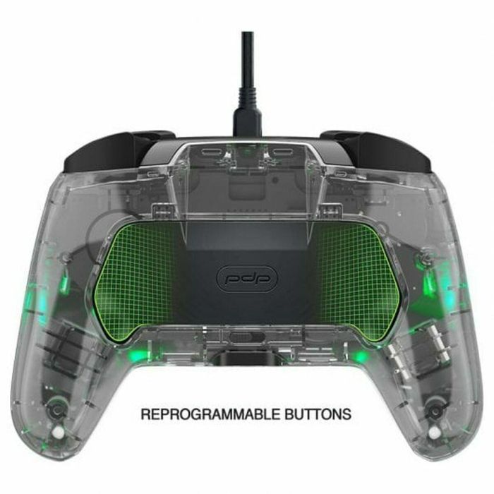 PDP Controlador Prismatic Afterglow con Cable para Nintendo Switch, Iluminación LED, Audio y Chat 3.5mm, Controles Integrados 19