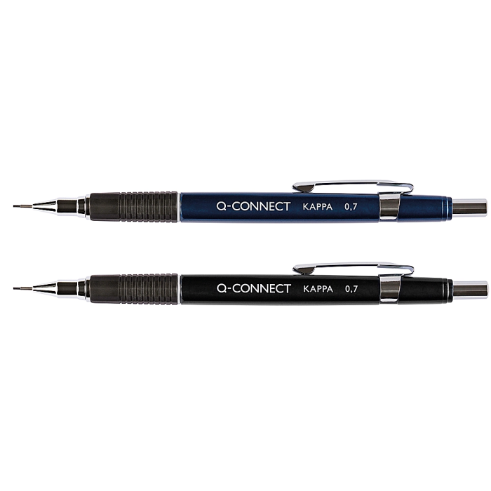 Q-connect Portaminas Kappa 0.7 mm con Sujeción de Caucho y Punta Retráctil Económico 1 Q-connect Portaminas Kappa 0.7 mm con Sujeción de Caucho y Punta Retráctil Económico 1