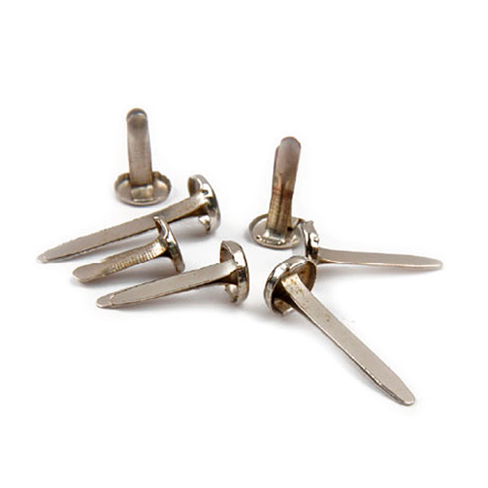 Liderpapel Encuadernadores Niquelados N.4 Metal 22 mm Caja de 100 Unidades 1