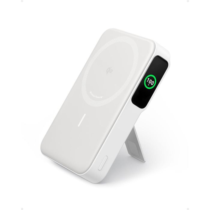 Anker 633 MagGo Power Bank Magnético Inalámbrico 10.000 mAh 15W, Color Blanco 6 Anker 633 MagGo Power Bank Magnético Inalámbrico 10.000 mAh 15W, Color Blanco 6