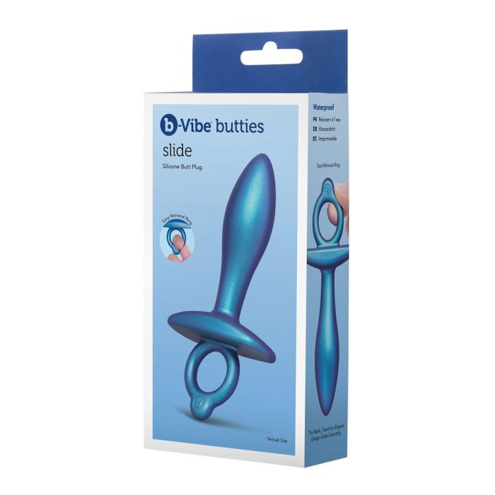 Plug Anal B-Vibe Azul (7,6 cm) 6 Plug Anal B-Vibe Azul (7,6 cm) 6