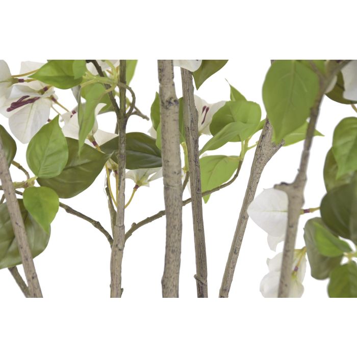DKD Home Decor Árbol Artificial Buganvilla Blanco Verde 60x60x170 cm 2 Unidades