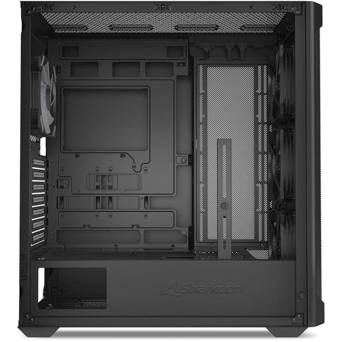 Sharkoon AK4W RGB ATX - Caja de Ordenador con Cristal Templado, Negro 4