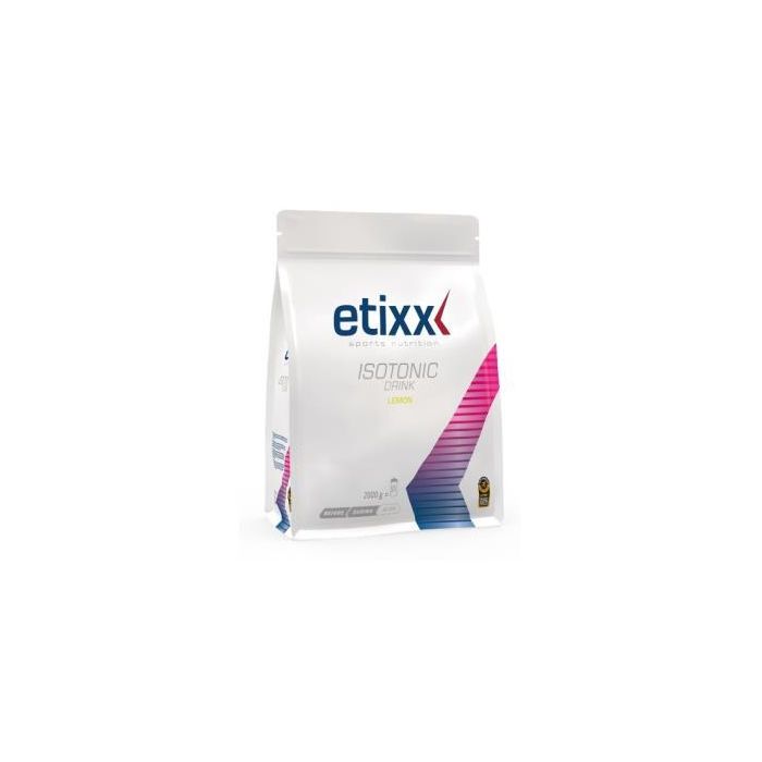 Etixx Bebida Isotónica Limón 2Kg - Hidratos de Carbono y Electrolitos para Atletas Veganos