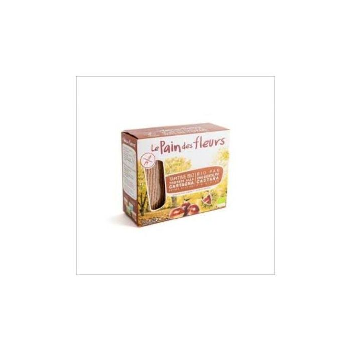 LE PAIN DES FLEWERS Cracker Castaña 150g Ecológico Sin Gluten Vegano Fuente de Fibra Sin Azúcares Añadidos