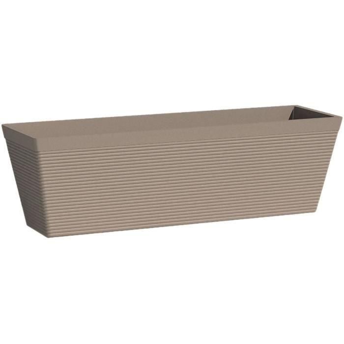 Jardinera - GARDEN ID - Green Care Impact Taupe - 50 x 16 x 16 cm - Garantía de 10 años - 100% reciclado - Resistente a los rayos UV/gel Jardinera - GARDEN ID - Green Care Impact Taupe - 50 x 16 x 16 cm - Garantía de 10 años - 100% reciclado - Resistente a los rayos UV/gel