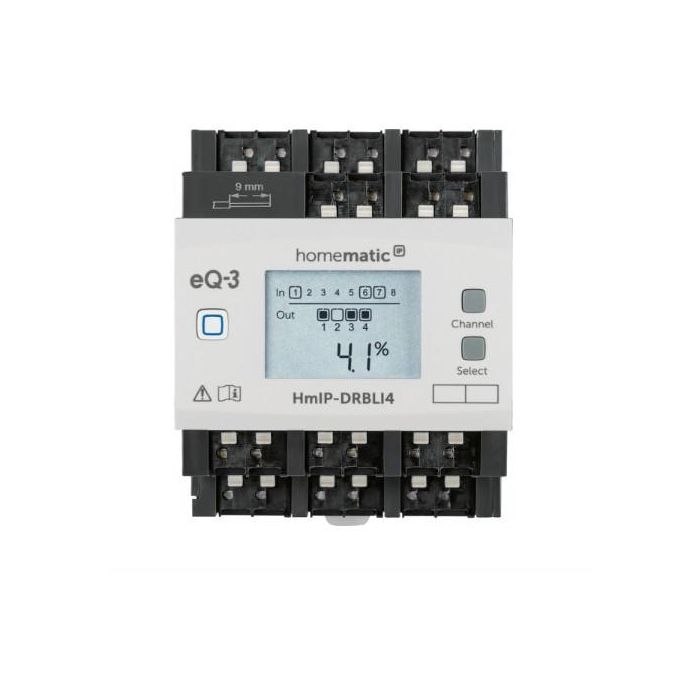 Homematic IP Jalousieaktor für Hutschienenmontage – 4-fach 1
