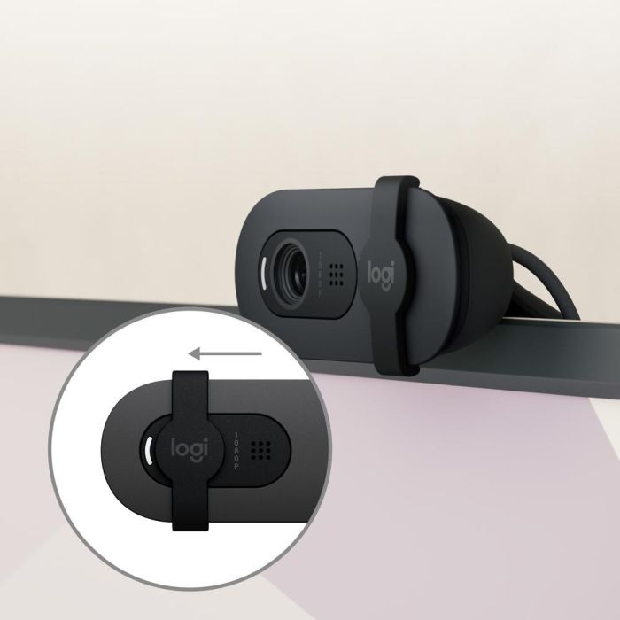 Webcam Logitech Brio 105 grafito Full 5 Webcam Logitech Brio 105 grafito Full 5