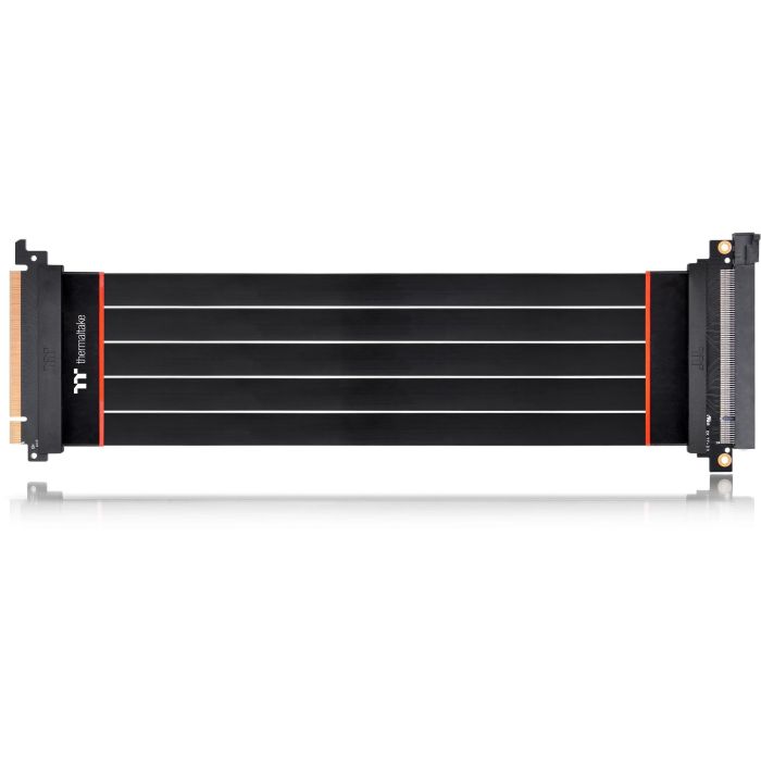 Thermaltake Cable Extensor PCIe 4.0 x16 Macho/Hembra 30cm Negro para Tarjeta de Video 0 Thermaltake Cable Extensor PCIe 4.0 x16 Macho/Hembra 30cm Negro para Tarjeta de Video 0